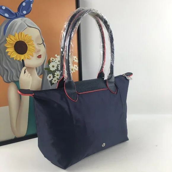 Longchamp embroidered women's bag portable commuter bag - Picture 10 of 12